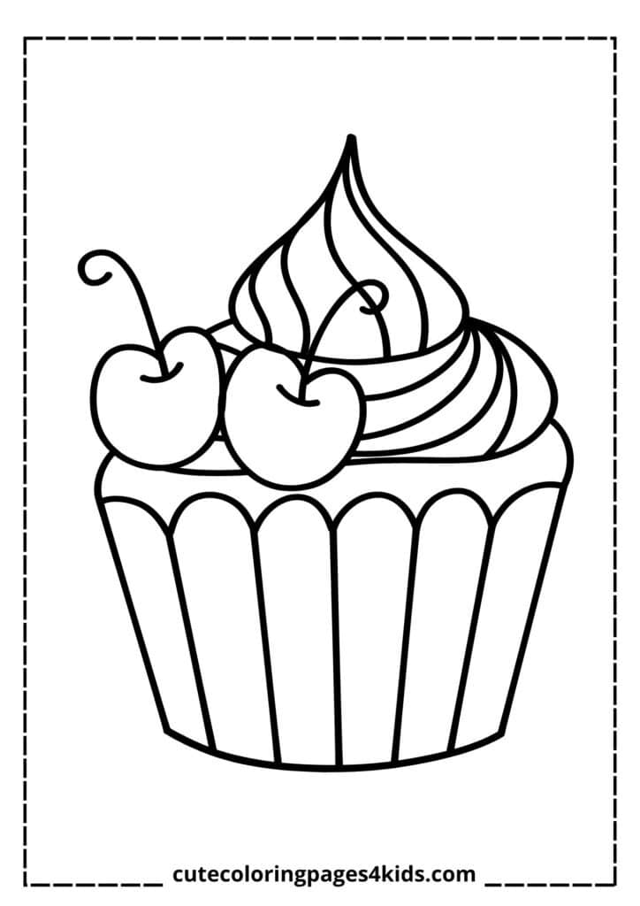 A delightful cupcake with fluffy frosting, joyful decorations, and a big, cheerful smile, radiating happiness and sweetness.