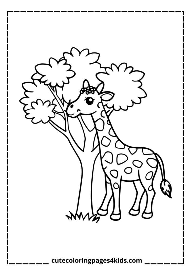 A large, beautiful tree with wide branches and lush green leaves, providing cool shade beneath. The tree stands tall and strong, offering a peaceful and refreshing spot to rest.